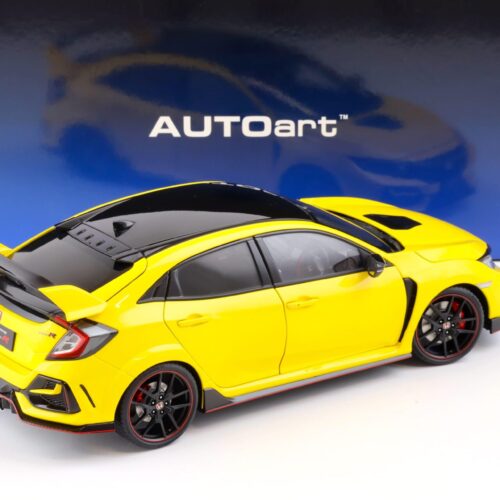 1:18 AUTOart Honda Civic Type R (FK8) 2021 Sunlight yellow Limited Edition 73225