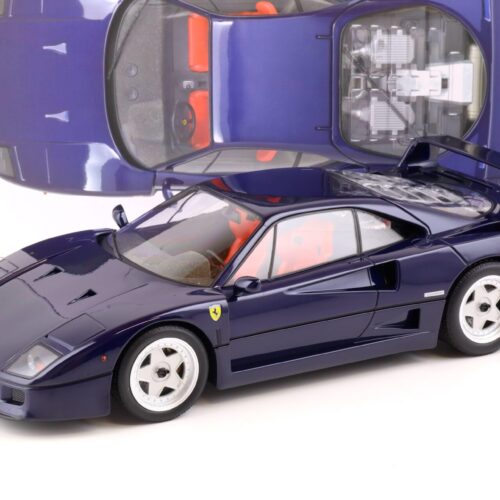 1:12 Norev Ferrari F40 blue metallic 1987 - Limited Edition 300 pcs.