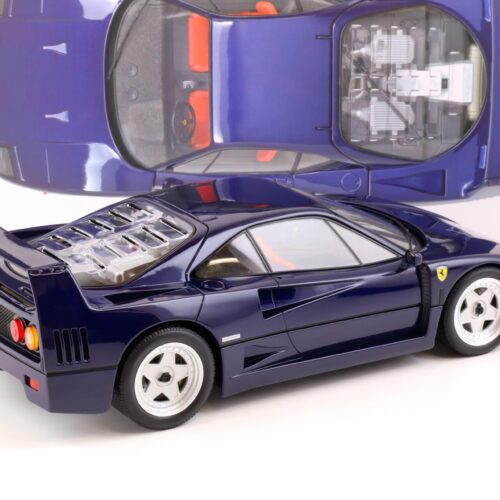 1:12 Norev Ferrari F40 blue metallic 1987 - Limited Edition 300 pcs.