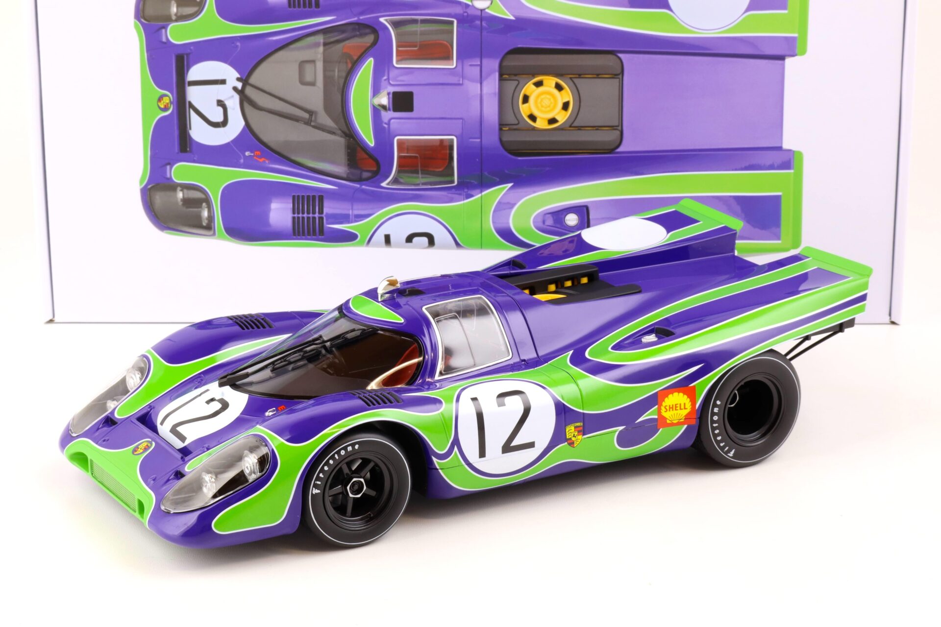1:12 Norev Porsche 917K Interserie Hockenheim 1970 Van Lennep #12 - Limited 200 pcs.