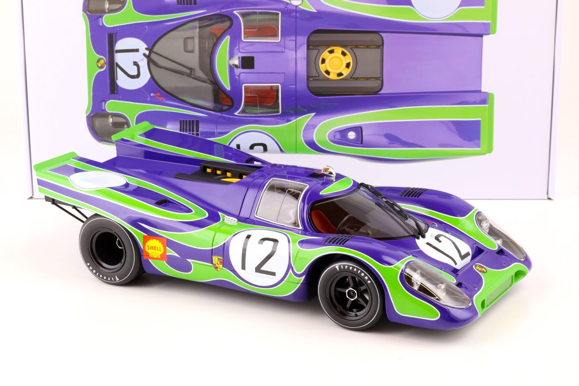 1:12 Norev Porsche 917K Interserie Hockenheim 1970 Van Lennep #12 - Limited 200 pcs.