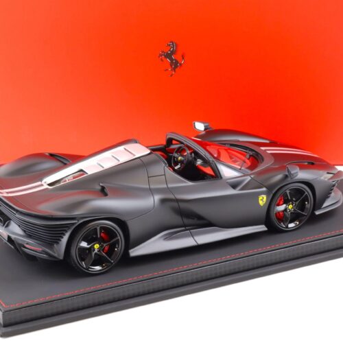 1:18 BBR Ferrari SP3 Daytona Icona Series Matt black/ silver - Limited 36 pcs.