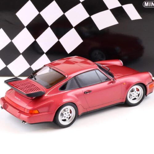 1:18 Minichamps Porsche 911 (964) Turbo 3.6 Coupe 1990 Raspberry red metallic