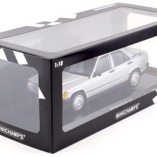 1:18 Minichamps Mercedes 190E (W201) Limousine silver metallic 1982