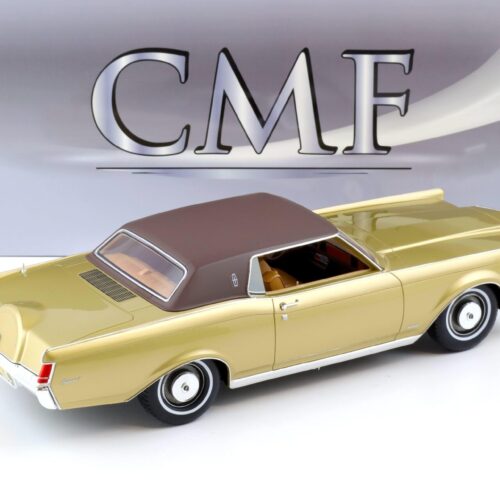 1:18 CMF Lincoln Continental MK III metallic gold/ black roof 1970