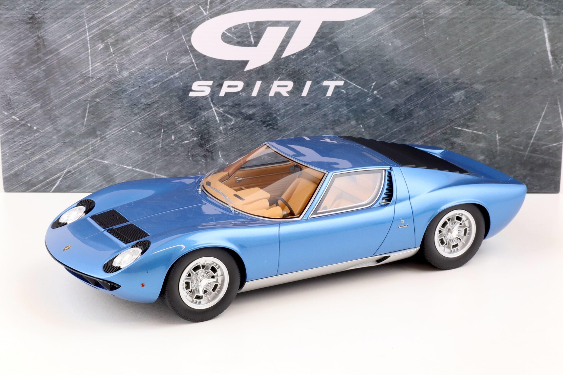 1:12 Kyosho / GT Spirit Lamborghini Miura P400 S blue metallic GTS12501BL