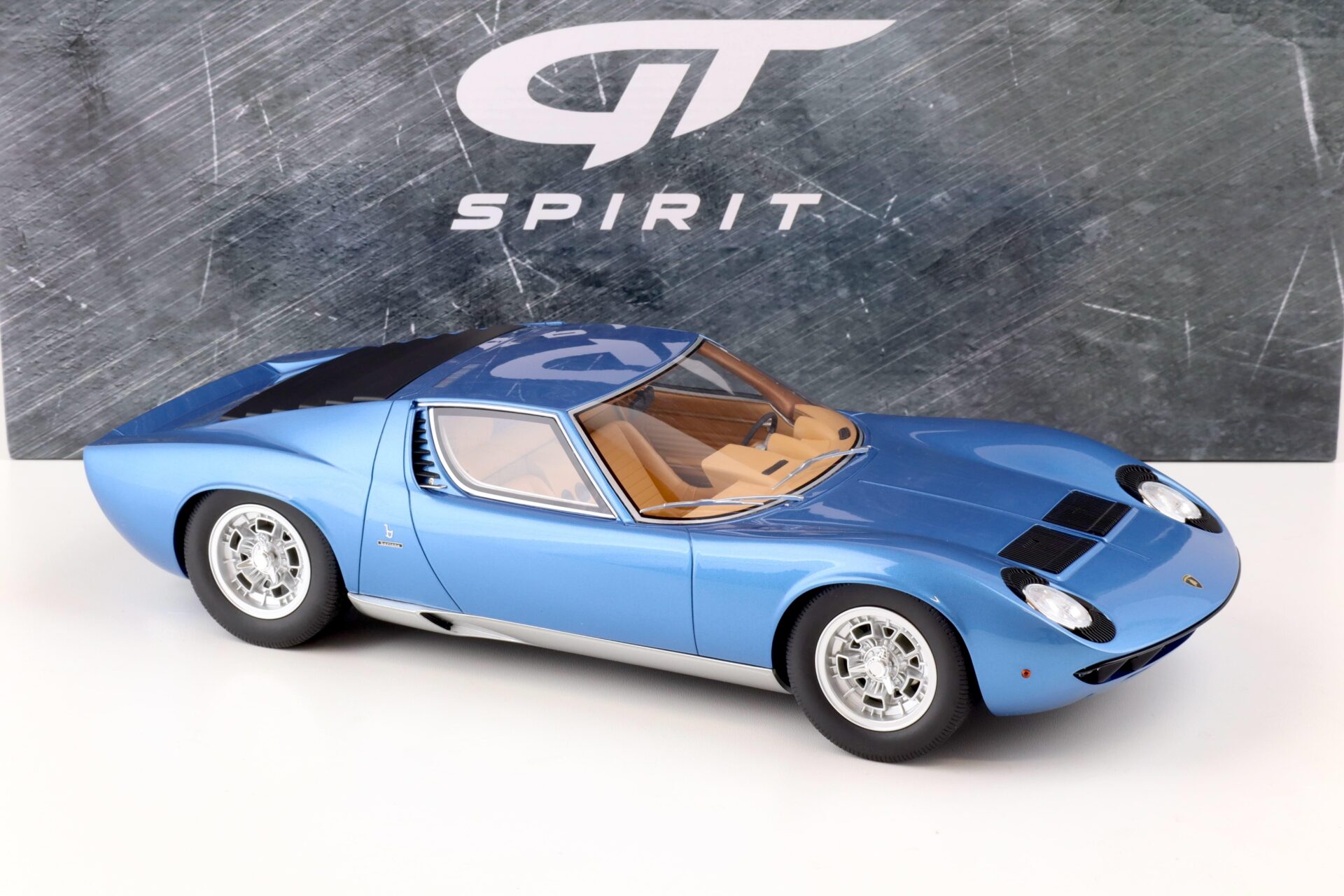 1:12 Kyosho / GT Spirit Lamborghini Miura P400 S blue metallic GTS12501BL