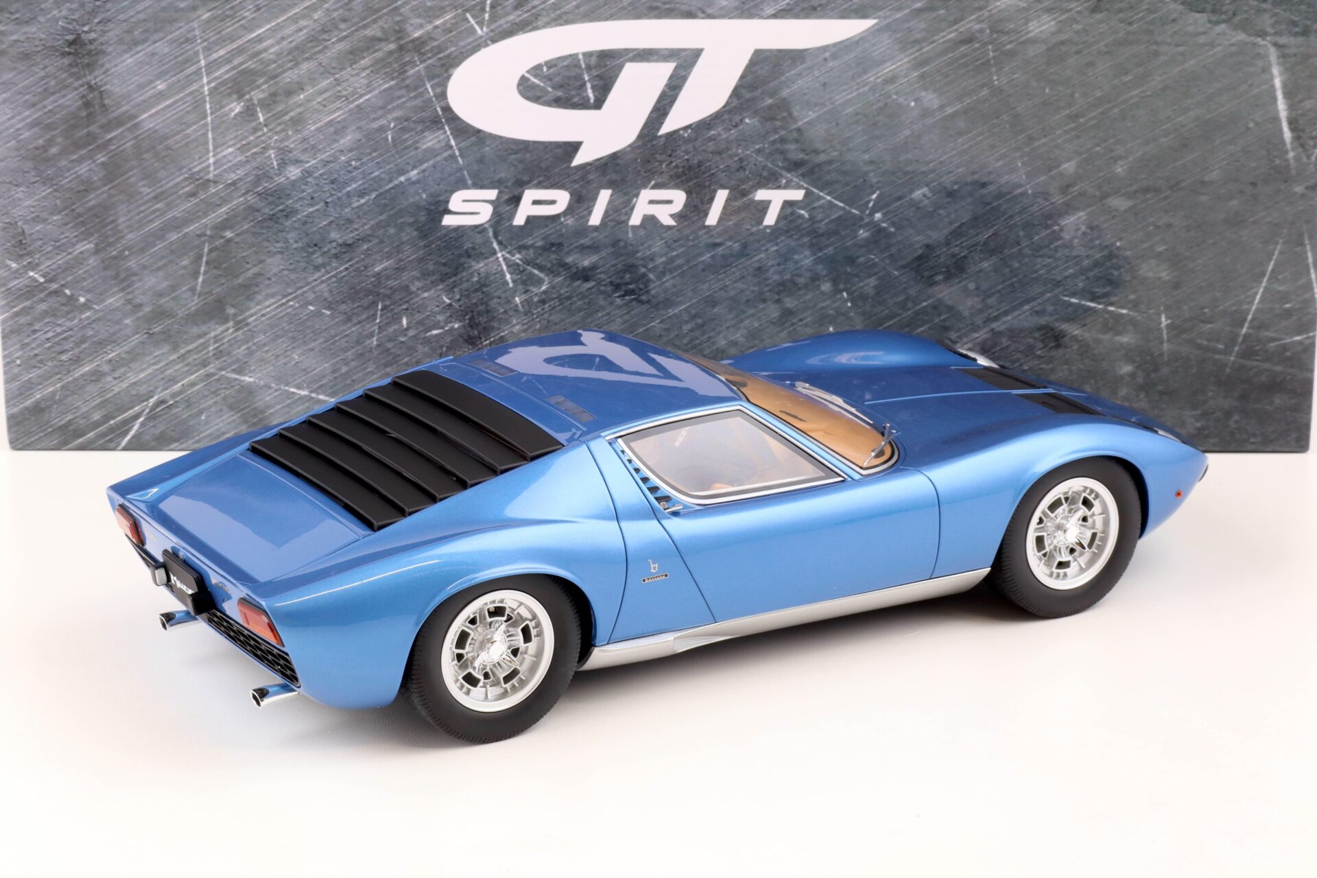 1:12 Kyosho / GT Spirit Lamborghini Miura P400 S blue metallic GTS12501BL