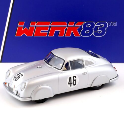 1:18 WERK83 Porsche 356 SL #46 Class Winner 24h Le Mans 1951 Veuillet/ Mouche