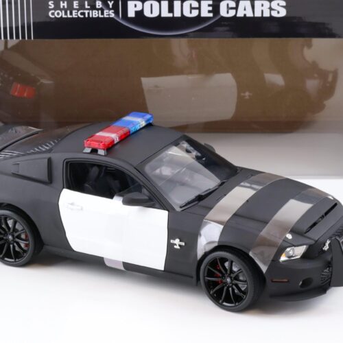 1:18 Shelby Collectibles 2012 Ford Shelby GT500 Super Snake Police black/ white