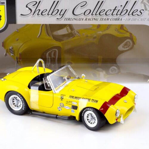 1:18 Shelby Collectibles 1965 Shelby Cobra Terlingua Racing Team yellow/ red