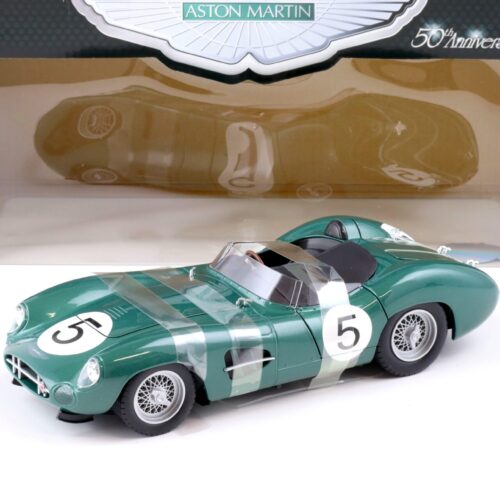 1.18 Shelby Collectibles Aston Martin DBR1 Roadster #5 green metallic