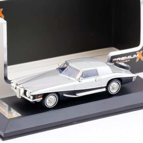 1:43 PremiumX Stutz Blackhawk Coupe 1971 silver/ black