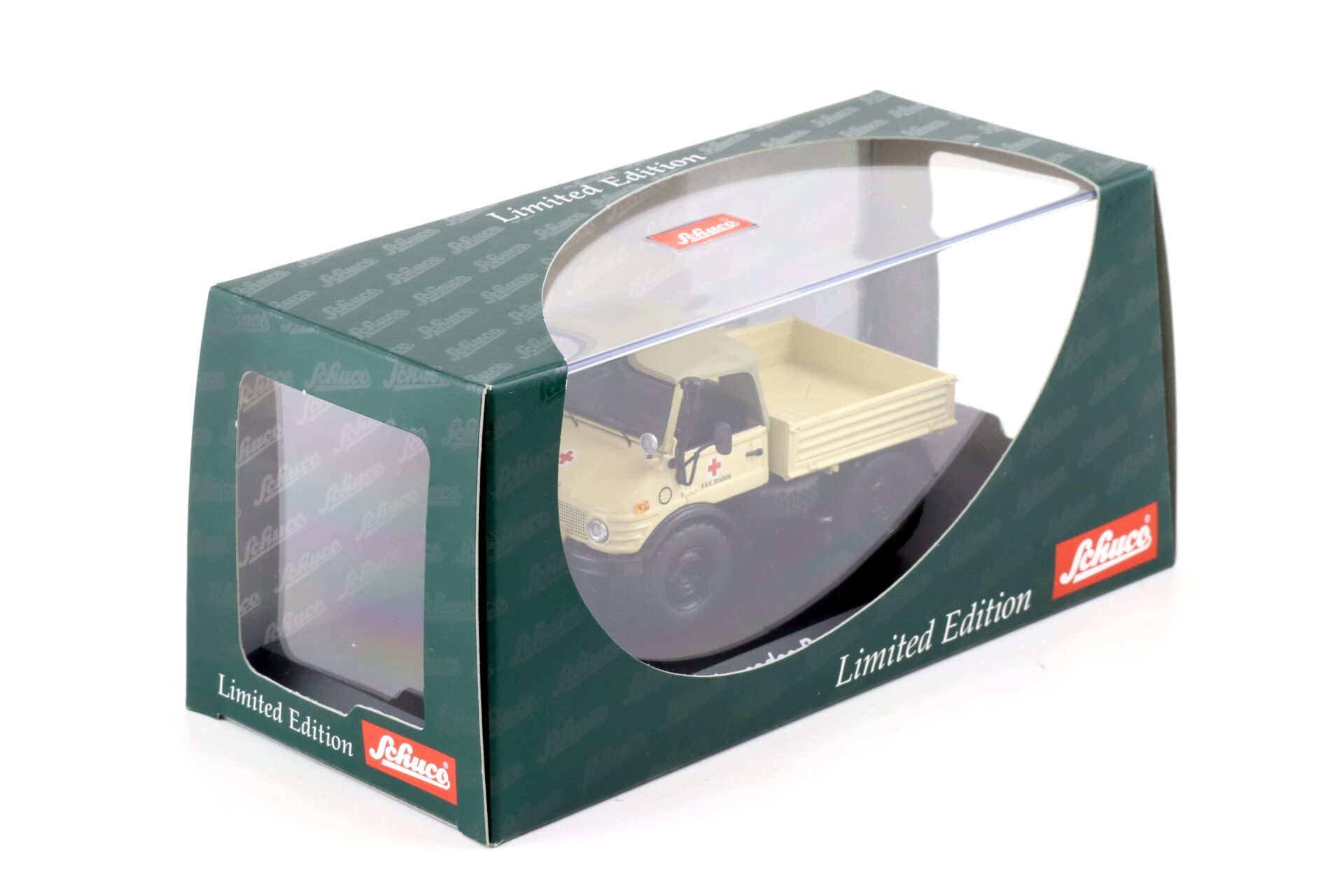 1:43 Schuco Mercedes Unimog 406 BRK Straubing beige