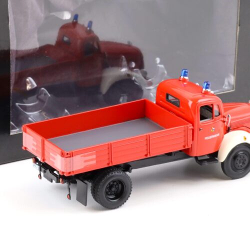 1:43 Minichamps Mercedes L 3500 K Kipper Feuerwehr Pforzheim red/ white
