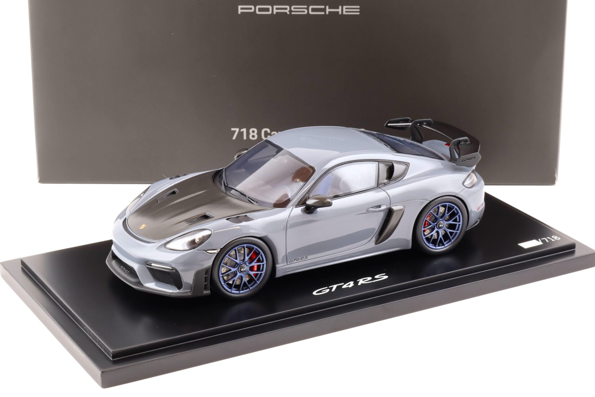 ID 84576 orig.jpg 1:18 Spark Porsche 718 Cayman GT4 RS (982) arctic grey Limited WAP DEALER