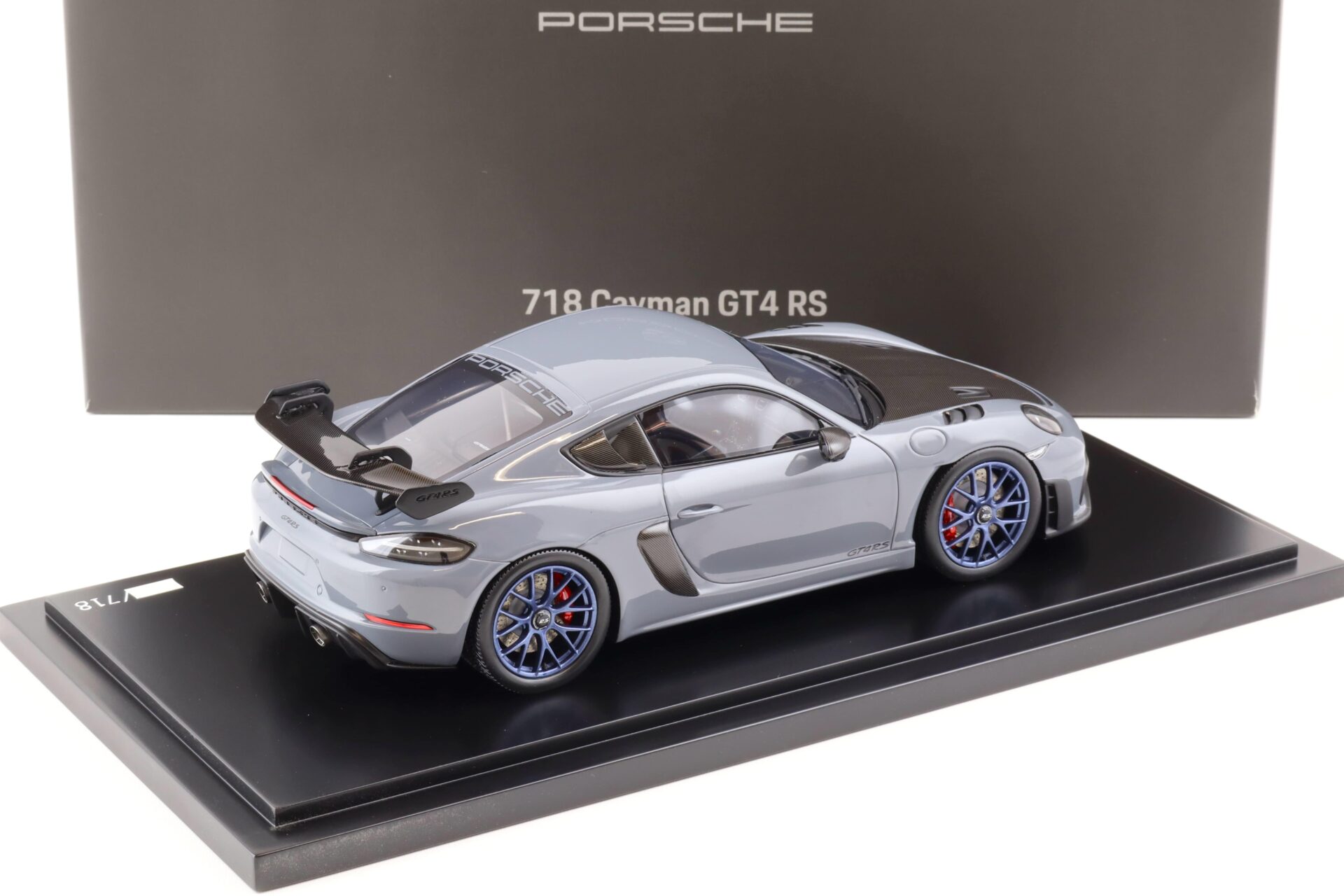 1:18 Spark Porsche 718 Cayman GT4 RS (982) arctic grey Limited WAP DEALER