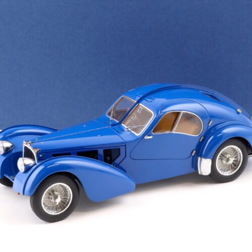 1:18 AUTOart Bugatti 57S Atlantic 1938 blue/ with metal wire spoke wheels 70943