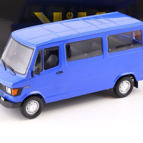1:18 KK-Scale Mercedes 208D Bus Van Kastenwagen blue