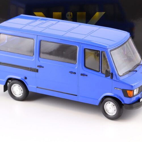 1:18 KK-Scale Mercedes 208D Bus Van Kastenwagen blue