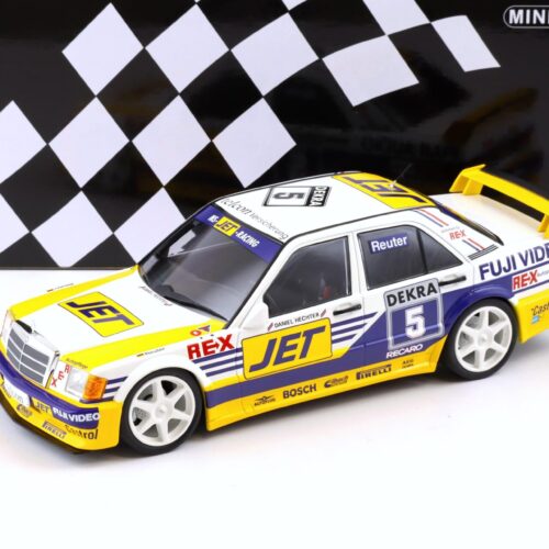 1:18 Minichamps Mercedes 190E 2.5-16V EVO1 Team MS-JET #5 Manuel Reuter DTM 1989