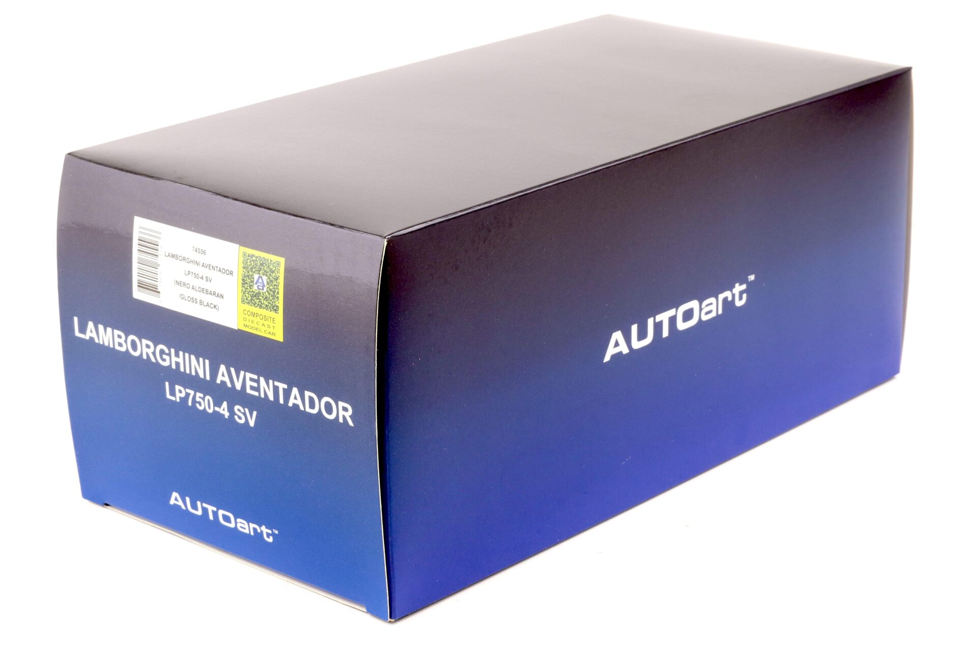 1:18 AUTOart Lamborghini Aventador LP750-4 SV Nero Aldebaran/ Gloss black 74556