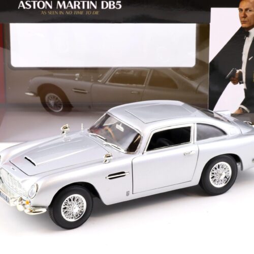 1:18 Auto World 1965 Aston Martin DB5 Coupe James Bond No Time To Die silver
