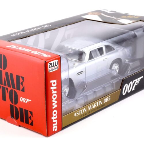 1:18 Auto World 1965 Aston Martin DB5 Coupe James Bond No Time To Die silver