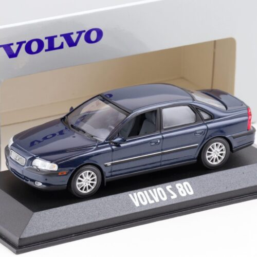 1:43 Minichamps Volvo S80 Limousine 1998 blue metallic DEALER VERSION
