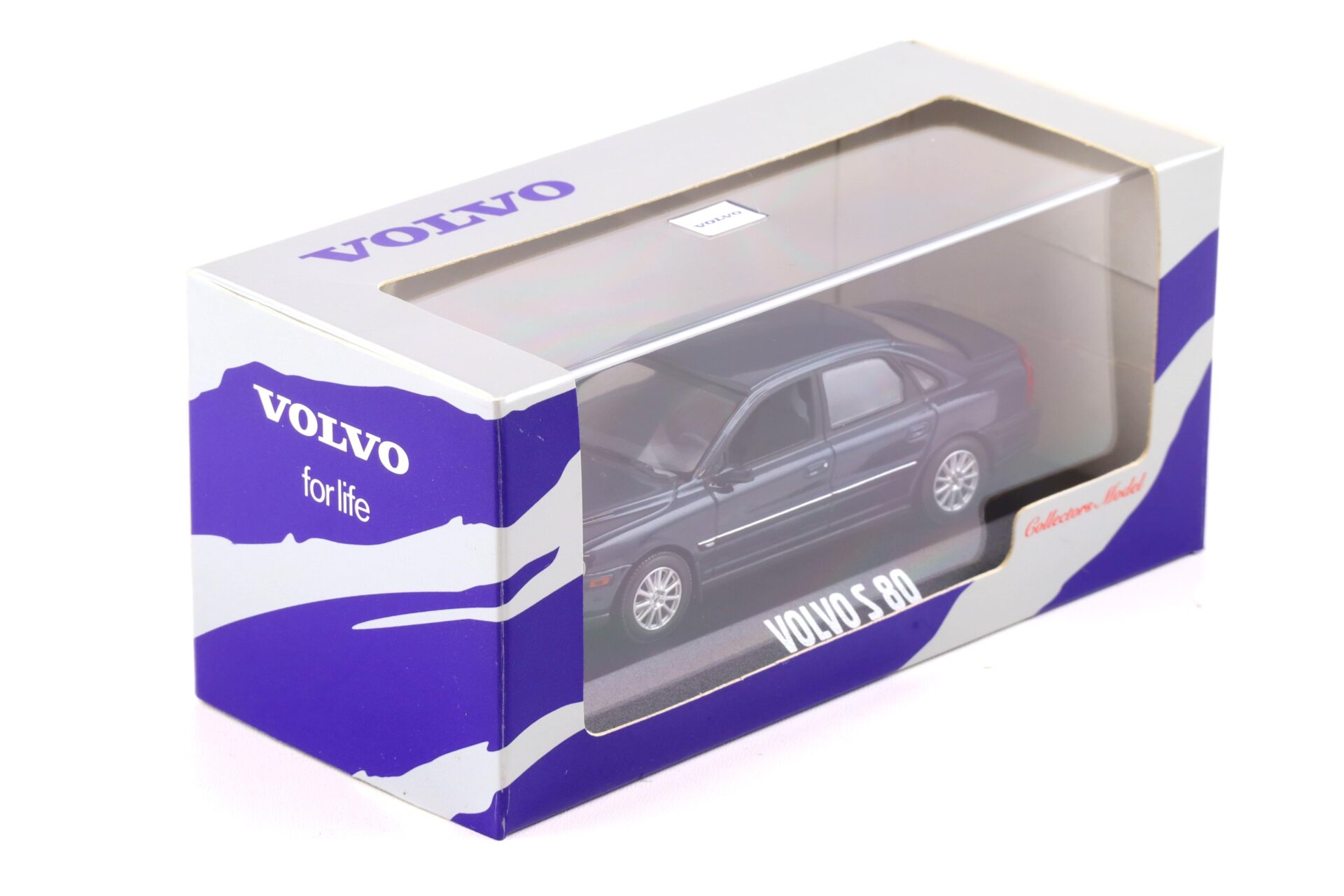 1:43 Minichamps Volvo S80 Limousine 1998 blue metallic DEALER VERSION