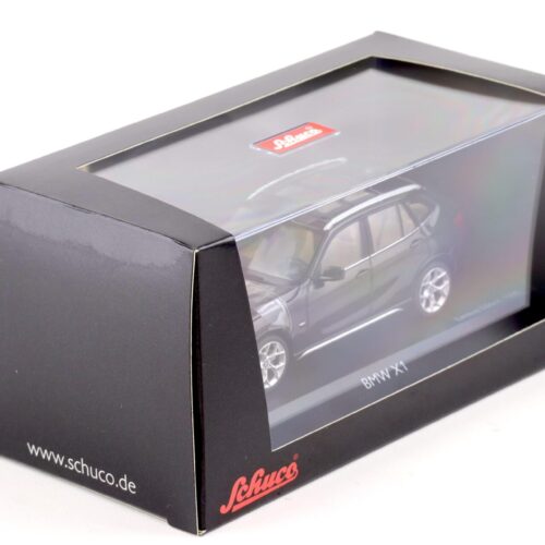 1:43 Schuco BMW X1 E84 SUV Saphir black metallic