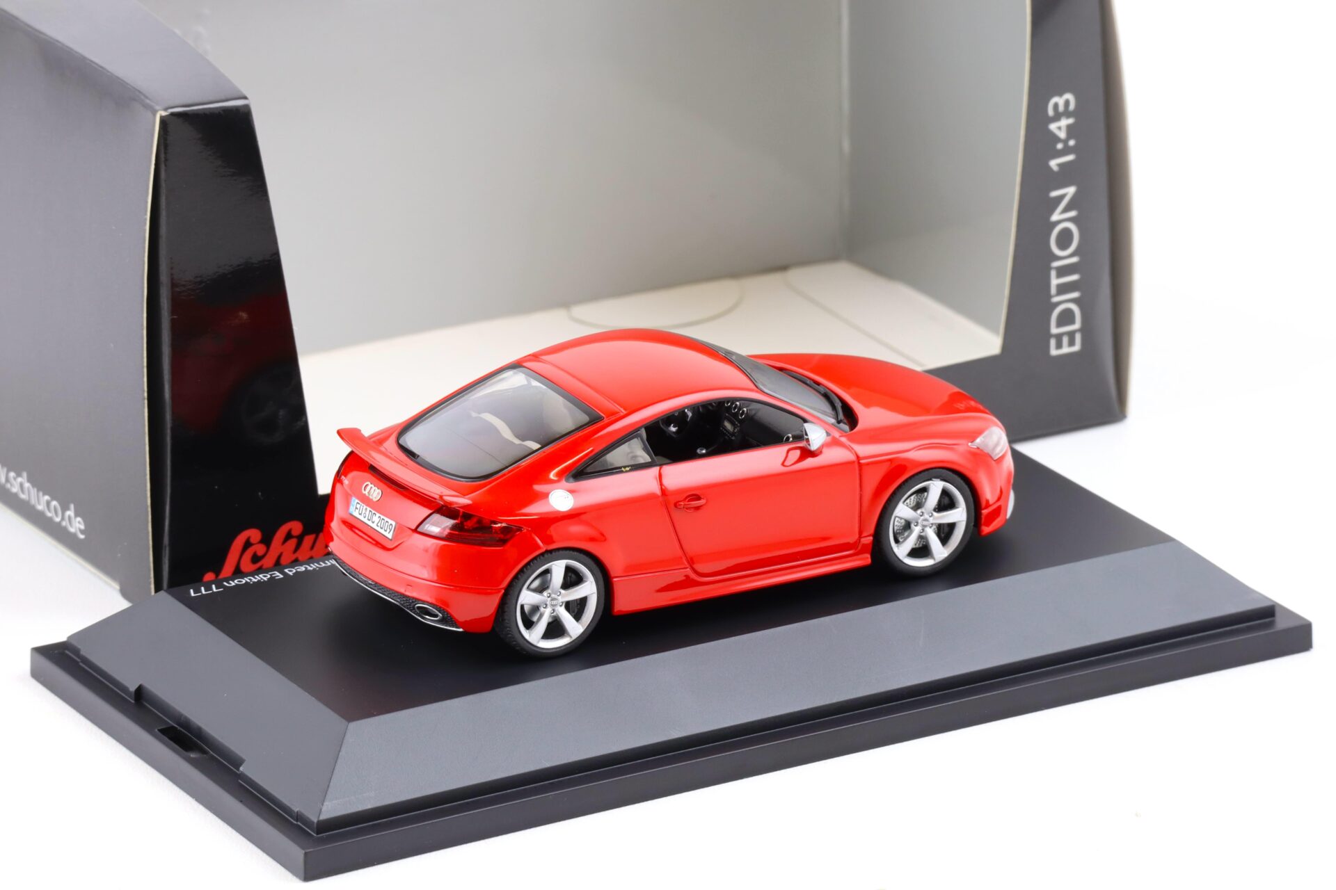 1:43 Schuco Audi TT RS Coupe IAA 2009 Misano red