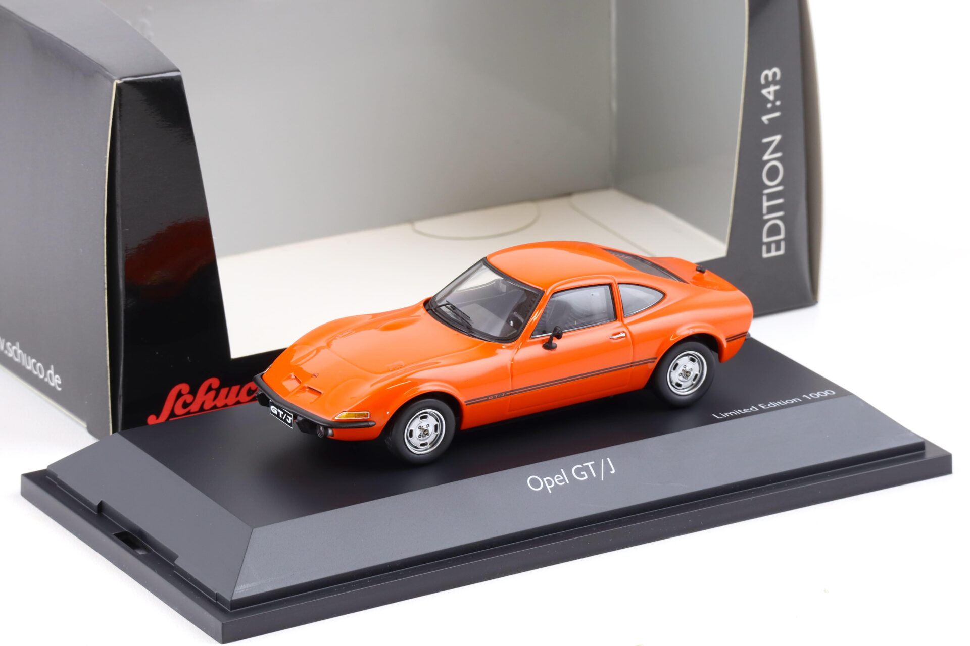 1:43 Schuco Opel GT/J Coupe orange/ red