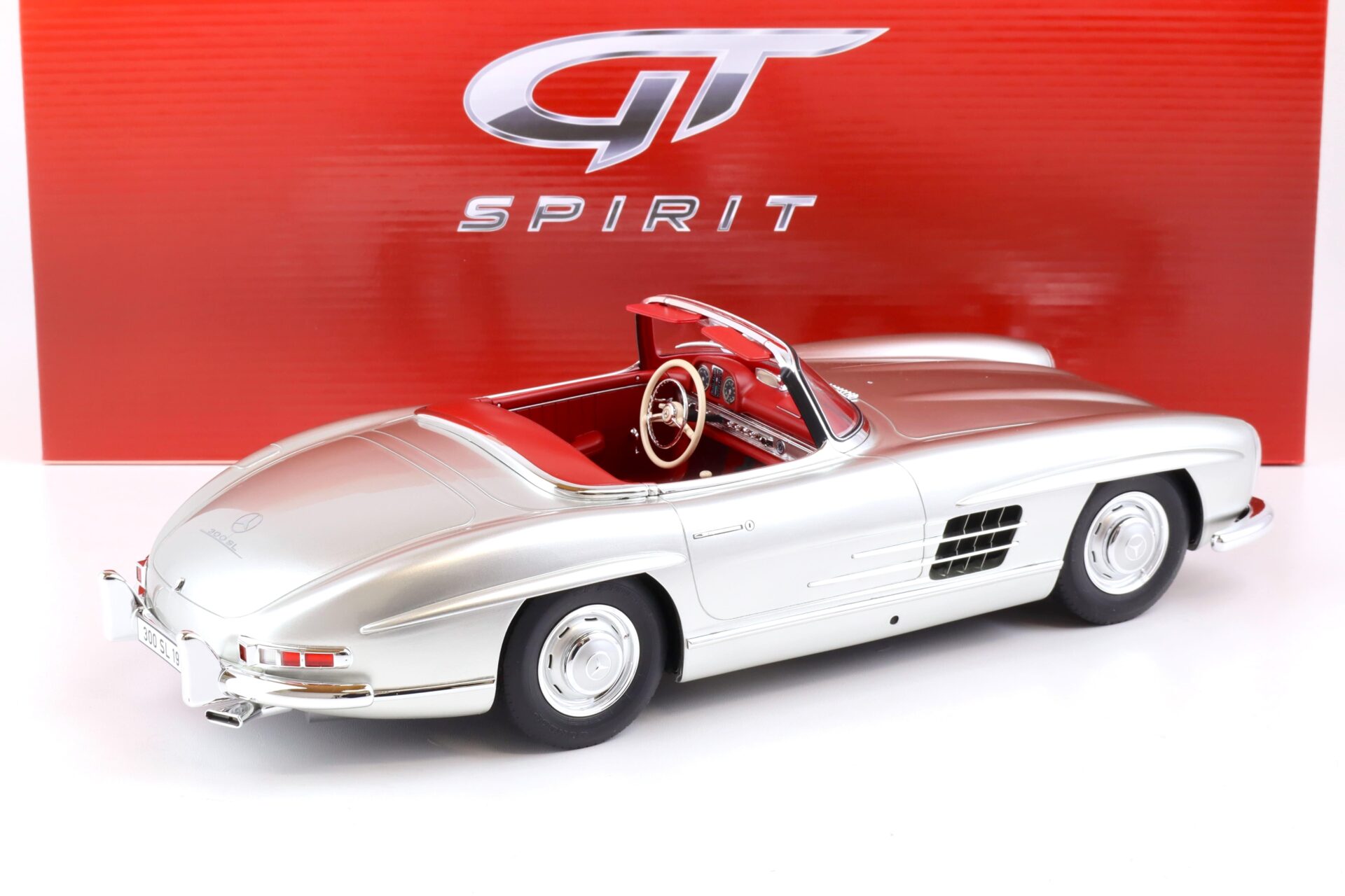 1:12 GT Spirit GT720 Mercedes 300SL Roadster 1957 silver/ red