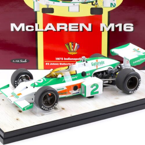 1:18 Carousel1 McLaren M16 Indianapolis 500 #2 Rutherford/ Mclaren 1975