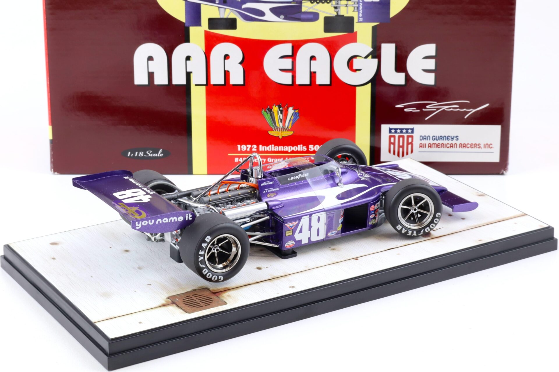 1:18 Carousel1 AAR Eagle Indianapolis 500 #48 Grant/ Eagle 1972