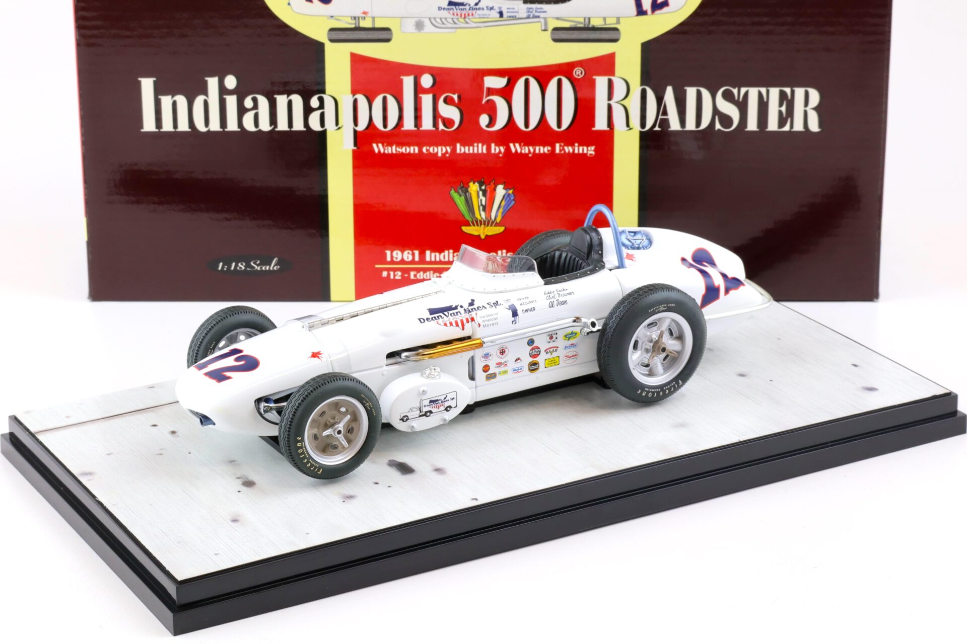 1:18 Carousel1 Watson Roadster Indianapolis 500 Pole #12 Sachs/ Van 1961