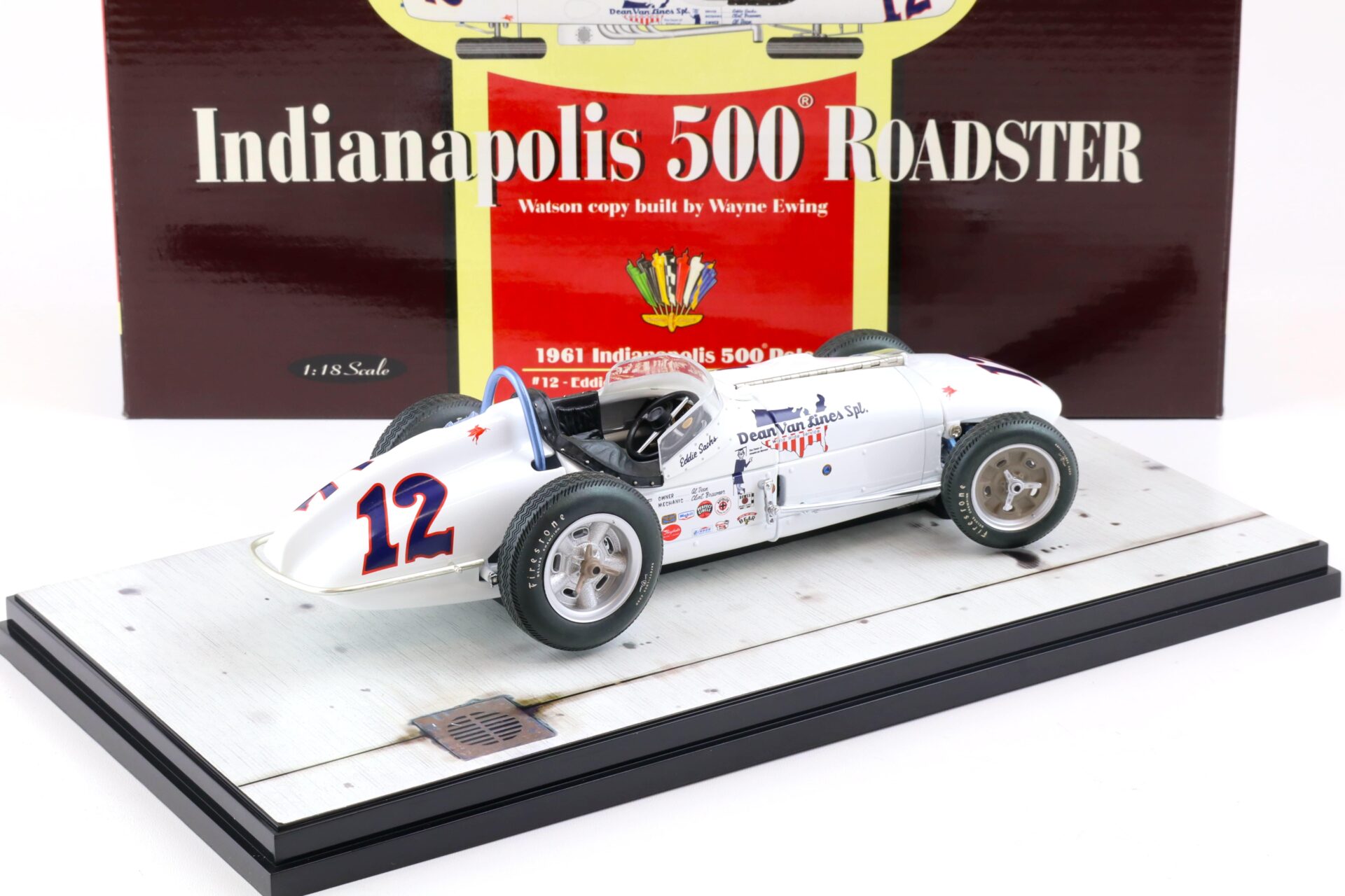 1:18 Carousel1 Watson Roadster Indianapolis 500 Pole #12 Sachs/ Van 1961