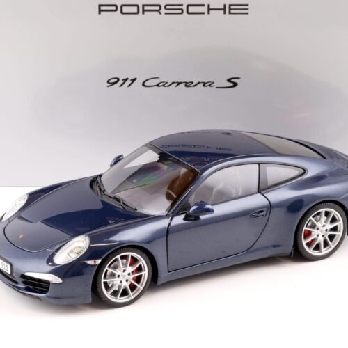 1:18 Minichamps Porsche 911 (991) Carrera S Coupe blue metallic DEALER VERSION