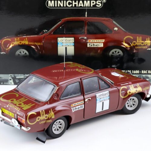 1:18 Minichamps Ford Escort I RS 1600 RAC Rally 1974 Winners Makinen/ Liddon #1