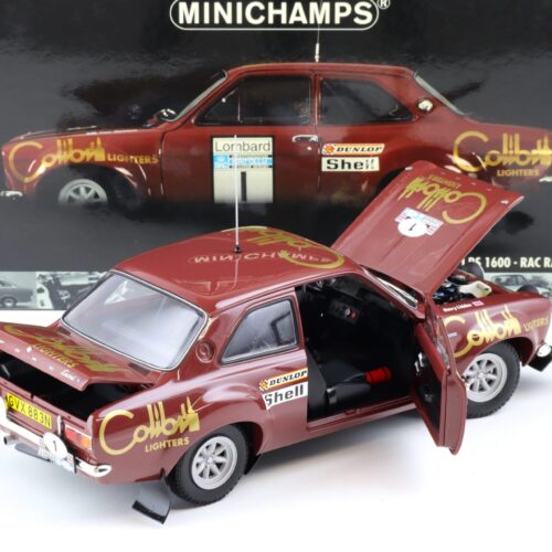 1:18 Minichamps Ford Escort I RS 1600 RAC Rally 1974 Winners Makinen/ Liddon #1