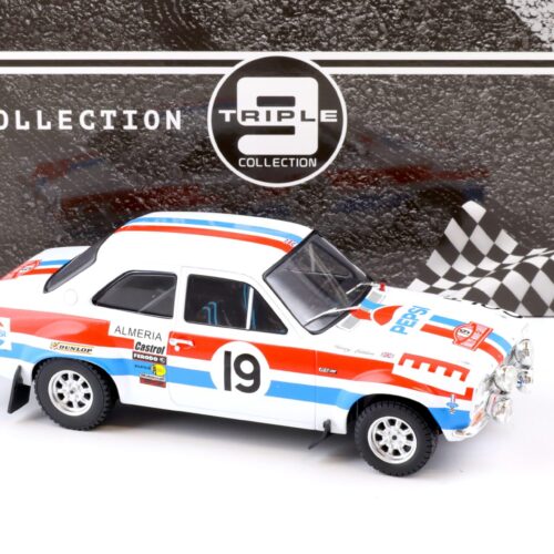 1:18 Triple9 Collection Ford Escort MK1 Rally Monte Carlo 1972 Pepsi #19 Makinen