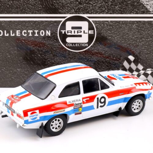 1:18 Triple9 Collection Ford Escort MK1 Rally Monte Carlo 1972 Pepsi #19 Makinen