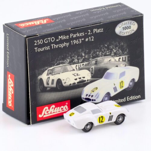 Schuco Piccolo Ferrari 250 GTO Tourist Trophy 2.Platz #12 Mike Parkes 1963