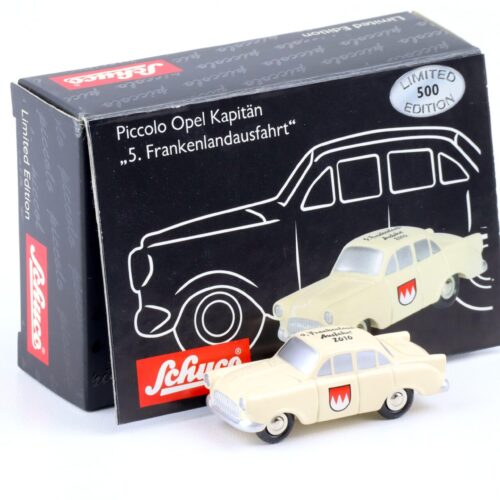 Schuco Piccolo Opel Kapitän Limousine white 5. Frankenlandausfahrt