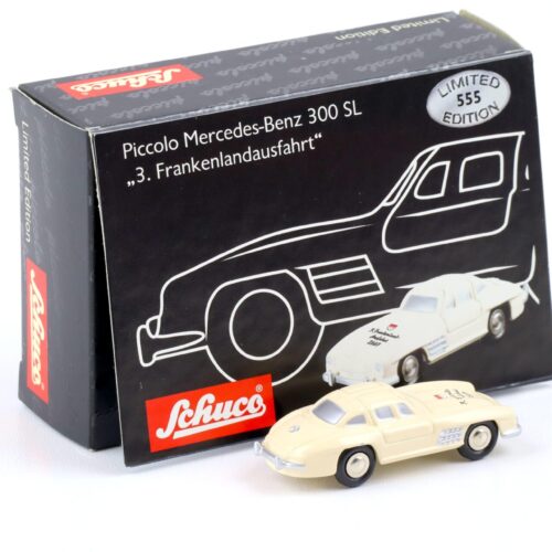 Schuco Piccolo Mercedes 300SL Gullwing white 3. Frankenlandausfahrt