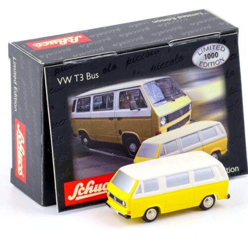 Schuco Piccolo VW T3 Bus Van yellow/ white