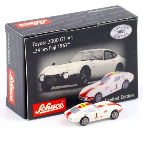 Schuco Piccolo Toyota 2000 GT Coupe #1 white/ red 24 hrs Fuji 1967