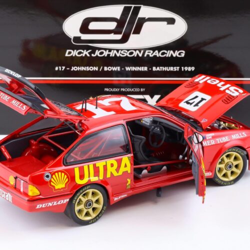 1:18 APEX Ford Sierra RS500 Johnson/ Bowe #17 Winner Bathurst 1989 Shell red