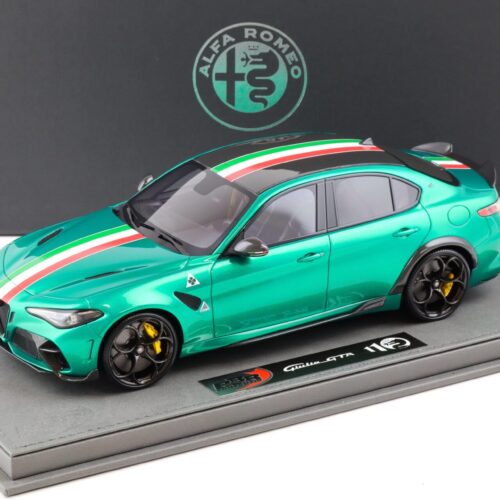 1:18 BBR Alfa Romeo Giulia GTA Verde Montreal green/ Italian Flag - Limited 5 pcs.